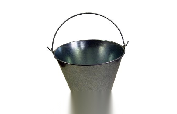 CUBO GALVANIZADO CONICO 12LT