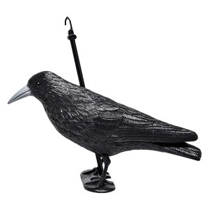 CUERVO ESPANTAPAJ. 33X20X12 CM