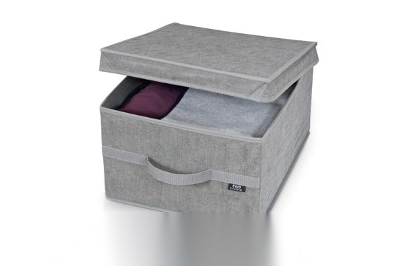 CAJA GUARDA ROPA STONE L 38X50