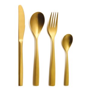 CUBIERTO BARCELONA ORO 24 PZS