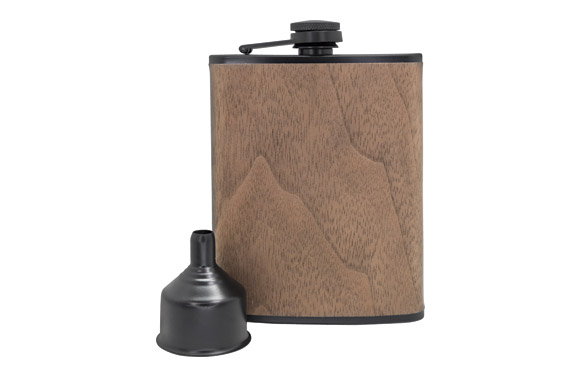 PETACA DECORADA MADERA 250ML