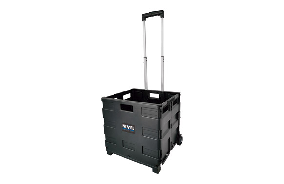 CARRO CAJA PLEGABLE NEGRO 42X3