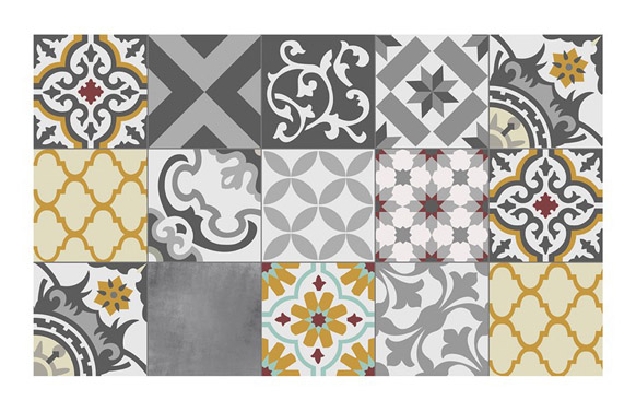 ALFOMBRA VINILICA CROMA 45X75