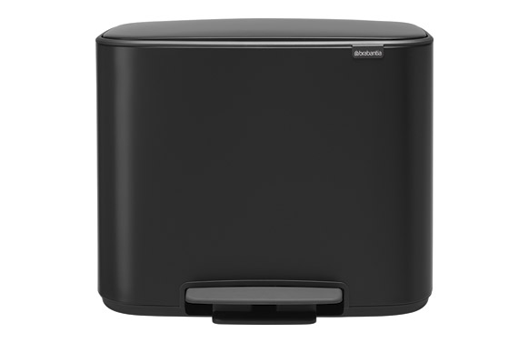 CUBO BO PEDAL BIN NEGRO MATE12