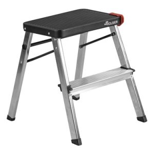 TABURETE ALUMINIO 2 PELDAÑOS