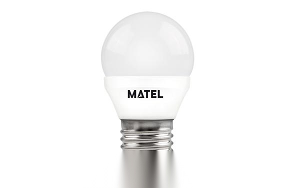 BOMBILLA ESFERICA LED E27 7W 7