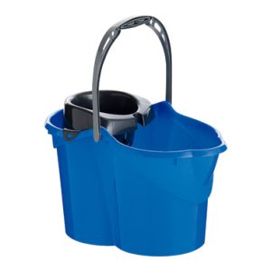 CUBO C/ESCURRIDOR AZUL 15L
