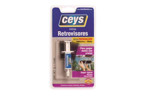 ADHESIVO RETROVISORES METAL CR