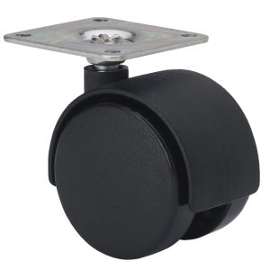 RUEDA PL.050X050 050MM DK NEGR