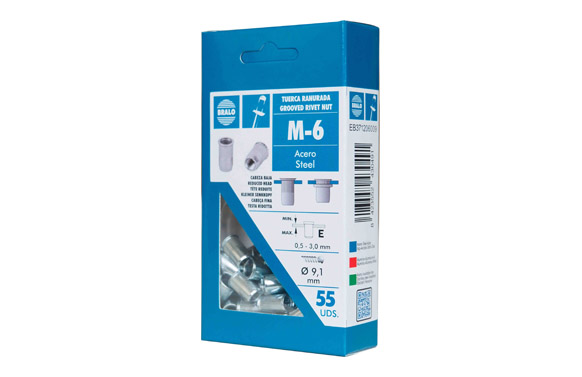 TUERCA RANURADA ANCHA ACE. A3K