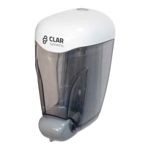 DISPENSADOR JABON 0,8 L TRANSP