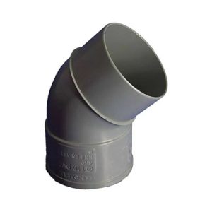 CODO EVAC PVC M-H 45º Ø 32