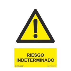 SEÑAL PELIGRO RIESGO 0,7MM 210