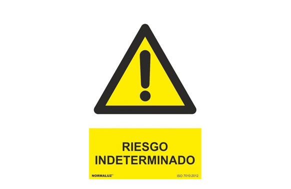 SEÑAL PELIGRO RIESGO 0,7MM 210