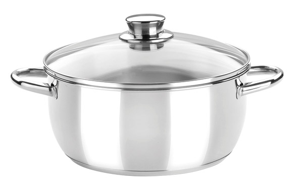 CAZUELA TAPA CRISTAL OPTIMA 20