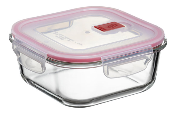 CONTENEDOR HERMT. VIDRIO CUAD.