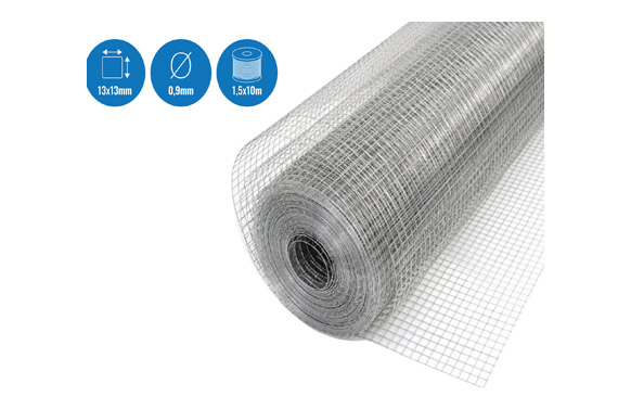 MALLA ELECTRO GALVA 13 X 13 1,