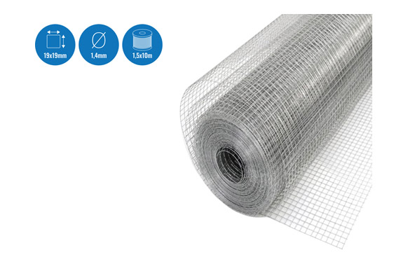 MALLA ELECTRO GALVA 19 X 19 1,