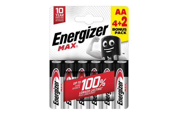 PILA ALCALINA MAX LR6 AA PACK