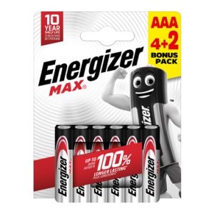 PILA ALCALINA MAX LR6 AAA PACK