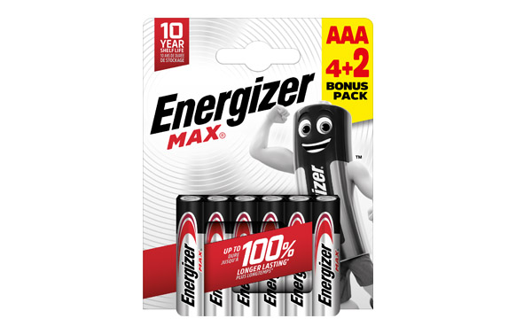 PILA ALCALINA MAX LR6 AAA PACK