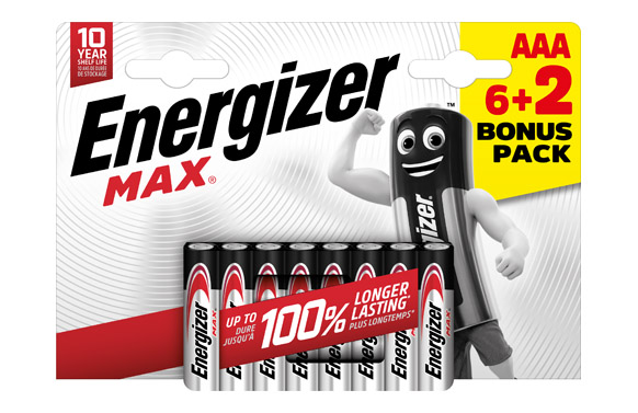 PILA ALCALINA MAX LR6 AAA PACK