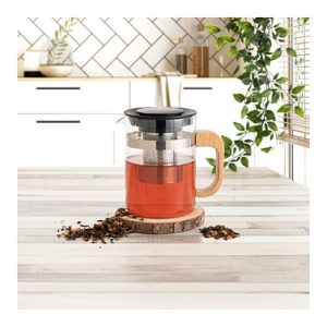 TETERA VIDRIO INOX 0,8L 542704