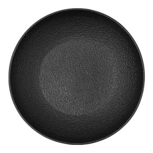 PLATO NEGRO FOSIL POSTRE 21CM