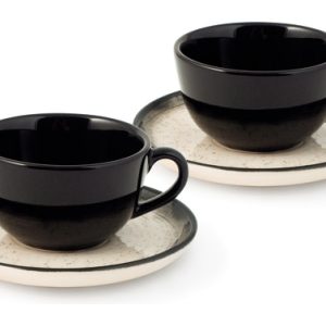 SET 2 TAZAS TE+PLATO STW 20 CL