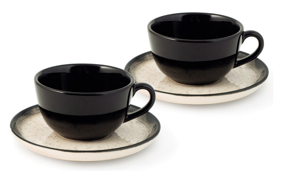 SET 2 TAZAS TE+PLATO STW 20 CL