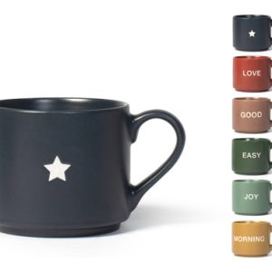 MUG NEW BONE CHINA COLOR/ESCRI