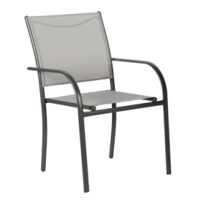 SILLON ACERO TEXTILENE GRIS CL