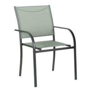 SILLON ACERO TEXTILENE VERDE