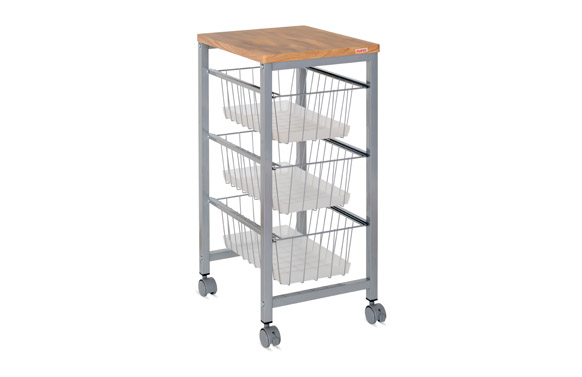 VERDULERO 3 CESTAS SOBRE MADER