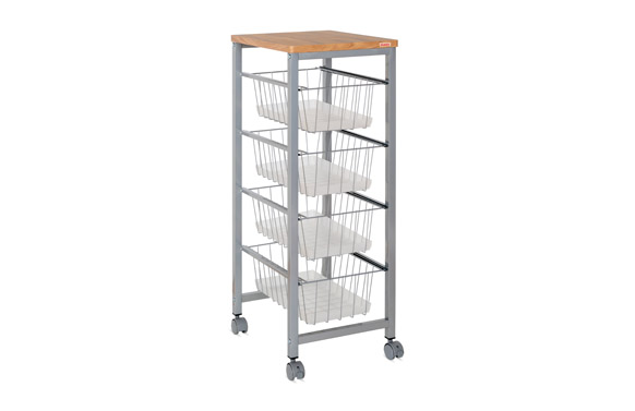 VERDULERO 4 CESTAS SOBRE MADER