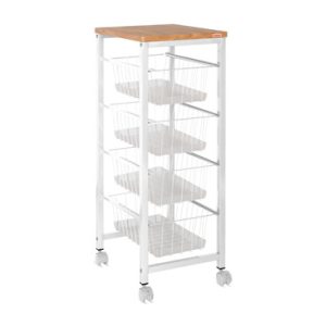 VERDULERO 4 CESTAS SOBRE MADER