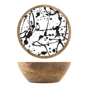 BOL MADERA MANGO DECORADO 15CM
