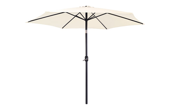 PARASOL ALUM INCL BEIGE 3M TUB