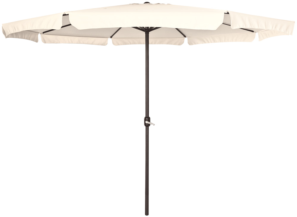 PARASOL ALUM BEIGE CON FALDON