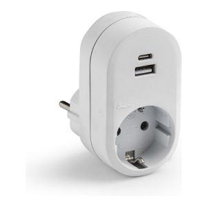 ADAPTADOR FRONT 1T 2UB BLANCO