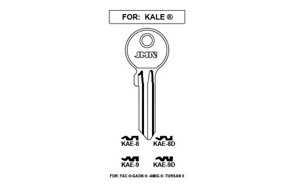 LLAVE ACERO C KAE-8D