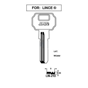 LLAVE LATON LIN-21D
