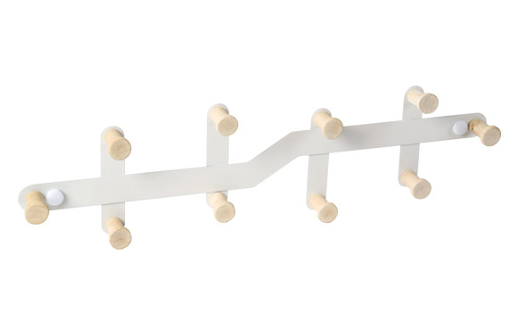 PERCHA PARED MAD. NAT. 430 MM