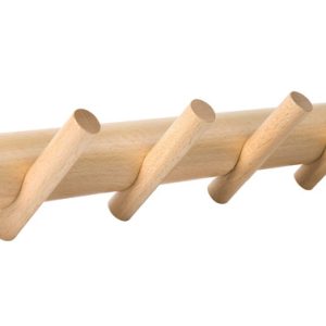 PERCHA PARED 4 GANCHOS HAYA NA