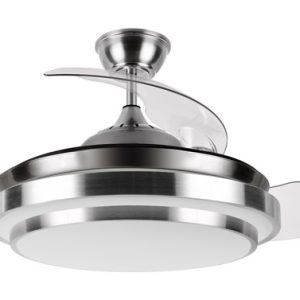 VENTILADOR TECHO RETR. ACERO Ø