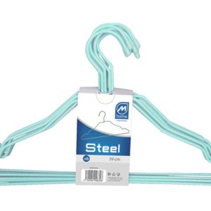 PERCHA ALAMBRE AZUL 6 UDS 39 C