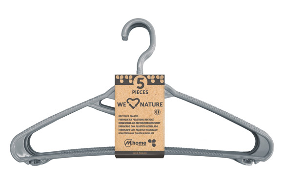 PERCHA PLASTICO RECICLADO SURT