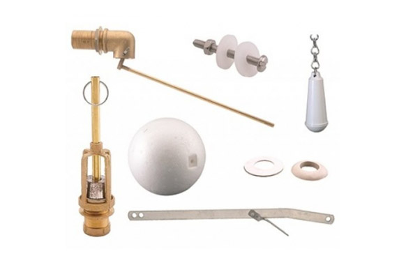 KIT COMPLETO WC VALVULA 4 GUIA