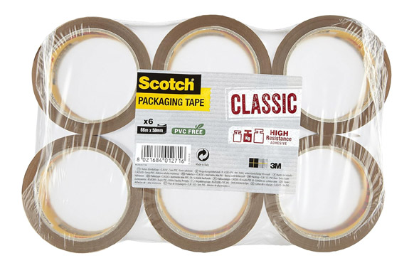 CINTA EMBALAJE 50MMX66M MARRON