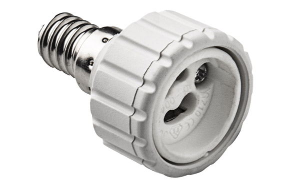 ADAPTADODR PORTALAMPARAS E-14